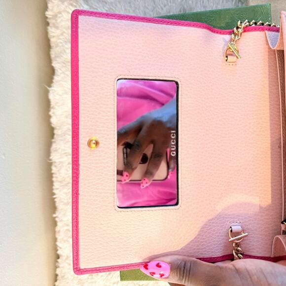 Authentic Gucci GG Marmont Wallet On A Chain - Picture 12 of 16